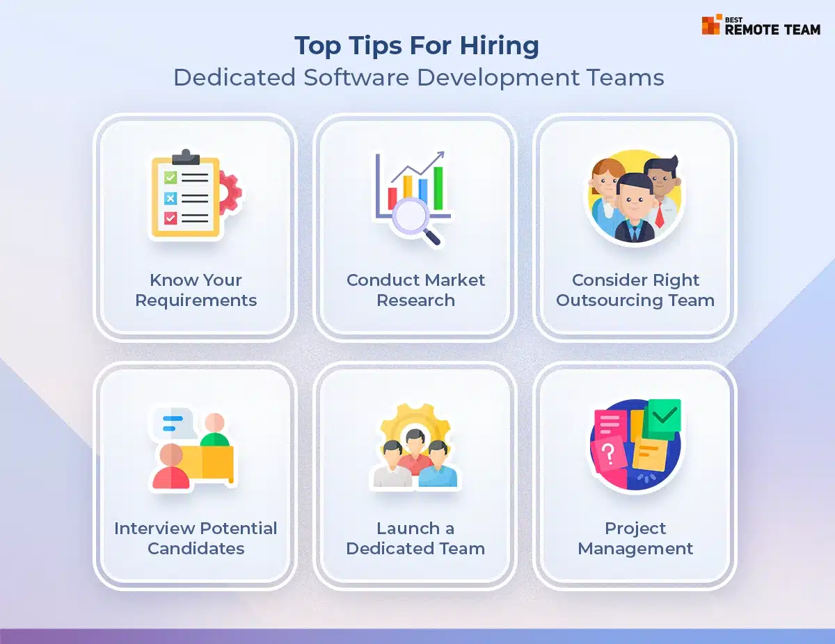 key tips for hiring dedicated software development teams