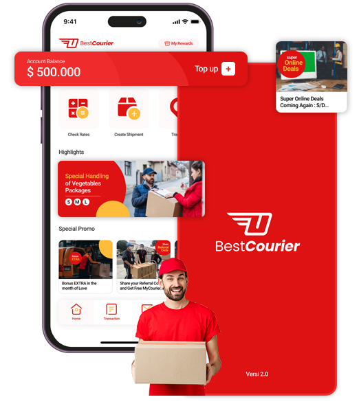 courier service app development india