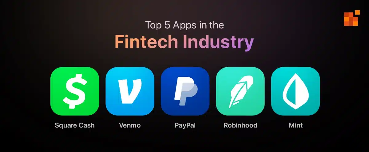 top 5 apps in the fintech industry