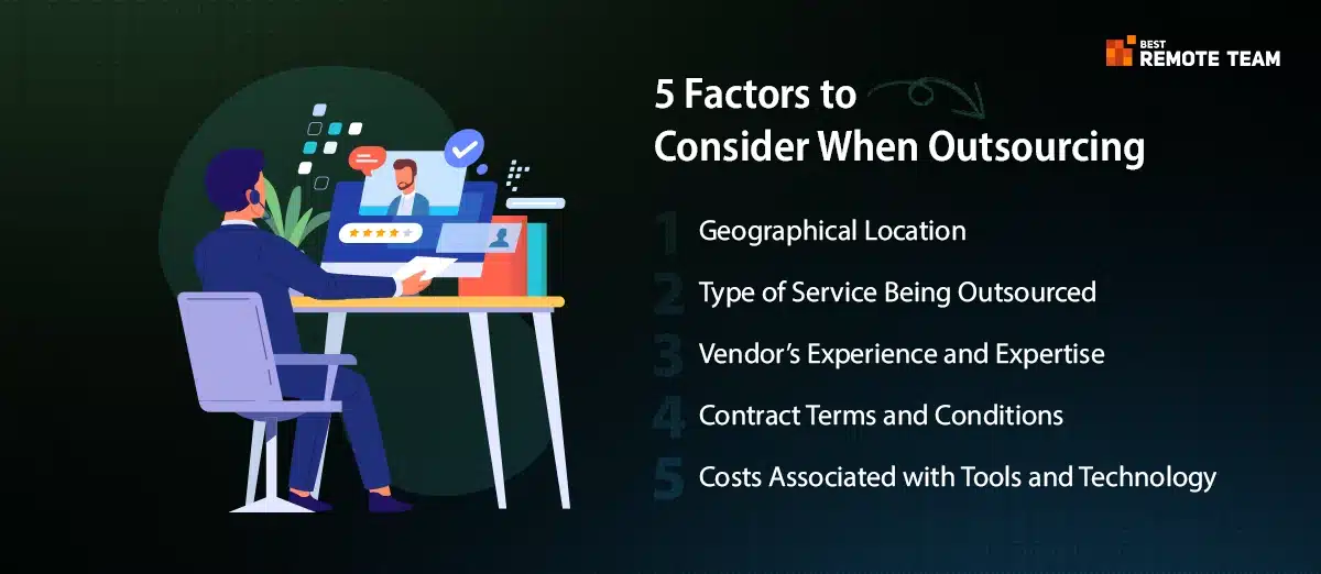 key factors to consider when outsourcing