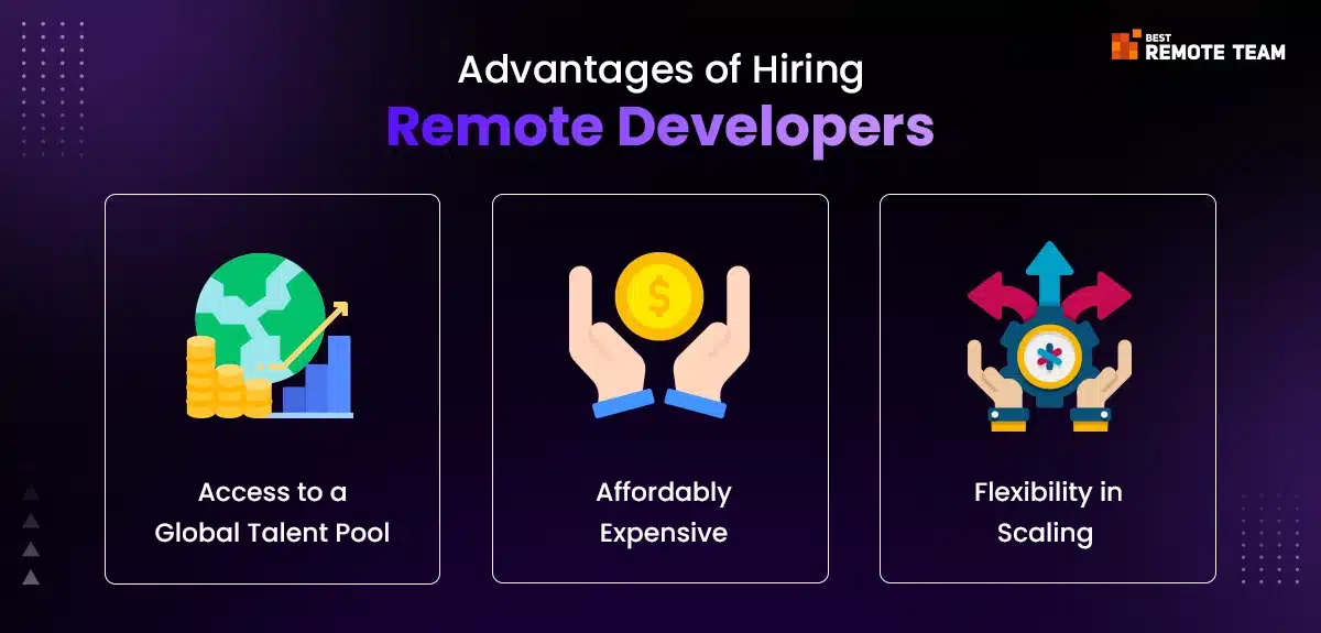 advantages of hiring remote developers